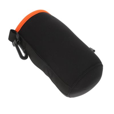 Angoily Portable DSLR Lens Storage Pouch Organizer Bag for Camera Lenses Durable Lightweight Design for Outdoor Travel Suitable for Men and Women Black