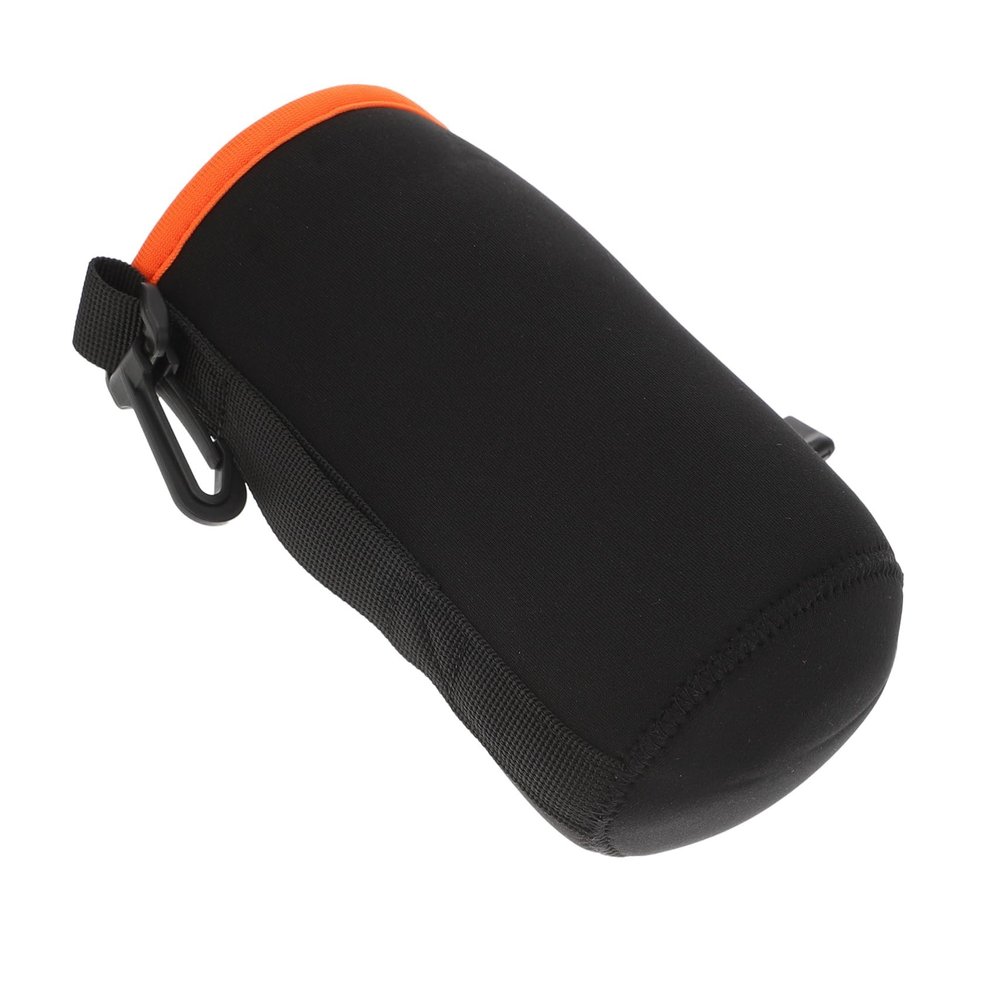 Angoily Portable DSLR Lens Storage Pouch Organizer Bag for Camera Lenses Durable Lightweight Design for Outdoor Travel Suitable for Men and Women Black