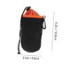 Angoily Portable DSLR Lens Storage Pouch Organizer Bag for Camera Lenses Durable Lightweight Design for Outdoor Travel Suitable for Men and Women Black view 2