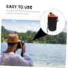 Angoily Portable DSLR Lens Storage Pouch Organizer Bag for Camera Lenses Durable Lightweight Design for Outdoor Travel Suitable for Men and Women Black view 3