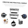 TOBBOMEY 2Pcs Chrome Folding Handles for Instrument Cases Cover-Free Knobs Heavy-Duty Tool Case Handles and Cabinets view 3