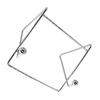 BEBEMOKO Multifunctional Tablet Stand Adjustable Metal Book Holder for Kitchen Recipes Silver Finish for Reading and Displaying Plates and Pictures view 1