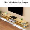 Simple Hanging Floating TV Stand Wall Mounted Media Console Shelf with Cable Management Display Space for Living Room Space Saver(Pink,160 cm) view 3