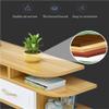 Simple Hanging Floating TV Stand Wall Mounted Media Console Shelf with Cable Management Display Space for Living Room Space Saver(Pink,160 cm) view 4