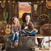10x8ft Western Cowboy Backdrop, Wild West Rustic Wooden Barn Backdrop, Western Theme Photography Background for Kids Adults Cowboy Party Decoration Supplies view 3