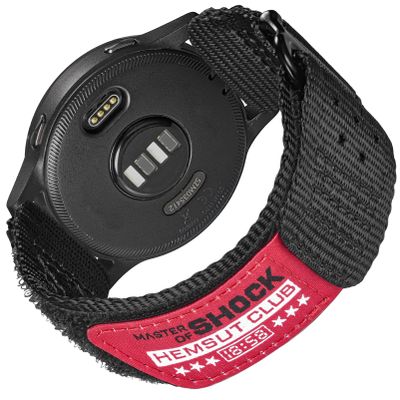 20mm Nylon Band Compatible with Garmin Vivoactive6/5/3,Forerunner 165/55/645/245 Music, Compatible with Amazfit Active Premium 45mm,20mm Soft Nylon Replacement Strap.