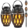 Father's Day Gifts for Dad, 2026 New Outdoor Bluetooth Speaker with Flame Lights, Cool Birthday Gifts for Men Him Her Boyfriend Husband, Patio Garden Camping (2 Pack) view 1