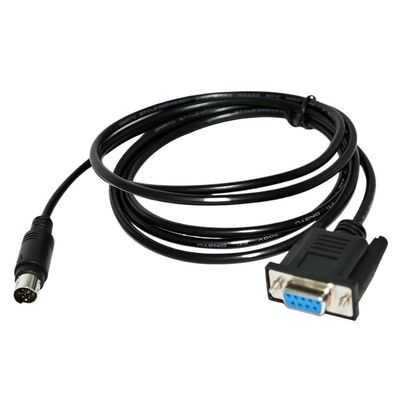 bodateng DB9 D-SUB 9PIN Femal to din 8p md8 Male Connector Serial CABE for LX5 Series PLC(3m)