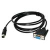 bodateng DB9 D-SUB 9PIN Femal to din 8p md8 Male Connector Serial CABE for LX5 Series PLC(3m) view 1