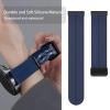Compatible with Garmin Venu X1 Bands, Soft Silicone Sport Wristband Replacement Straps Compatible with Garmin Venu X1 Smartwatch (Blue) view 3