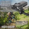 PIEPIE Bike Front Light Sports Camera1080P HD Bicycle Action Camera, 64GB Memory, 10H Recording, Rechargeable LED Headlight for Night Riding, Ebike Accessories, Mountain Road BMX Dirt Bike view 3