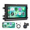 4+64G Android Car Radio for Ford E250/E350 2009-2014, Car Stereo for Ford Mustang 2005-2009, for Ford Focus 2005-2007 7 inch Touchscreen Wirelss Carplay Android Auto GPS Upgrade IPS Navi WiFi FM view 1