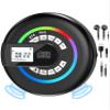Portable CD Player with Speaker Bluetooth Discman for Car with FM Transmitter Rechargeable Lightweight Anti-Skip Protection Repeat Headphones AUX/USB LCD Display RGB Light Gifts Kids Student view 1
