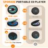 Portable CD Player with Speaker Bluetooth Discman for Car with FM Transmitter Rechargeable Lightweight Anti-Skip Protection Repeat Headphones AUX/USB LCD Display RGB Light Gifts Kids Student view 3