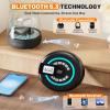 Portable CD Player with Speaker Bluetooth Discman for Car with FM Transmitter Rechargeable Lightweight Anti-Skip Protection Repeat Headphones AUX/USB LCD Display RGB Light Gifts Kids Student view 4