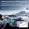 Surakey Android Car Radio for KIA Forte 2013 2014 2015 2016 2017 2018, 9 Inch Android 13 Touch Screen Stereo 2G+32G with Wireless CarPlay, Android Auto, GPS Navi, WiFi Bluetooth HD Rear Camera SWC FM view 3