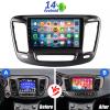 Surakey 4G+64G Upgrade Radio for Chrysler 200, Android Car Stereo for Carplay for Chrysler 200C 200S 2015-2019, 9 Inch Touch Screen Android Auto GPS Navi Bluetooth FM EQ WiFi AHD Backup Camera 2 DIN view 2