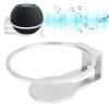 Aluminum Alloy Mini Speaker Holder Stand Wall Mount Bracket with Install Screws Space Saving Easy Install for Kitchen Study Living Room Silver view 4