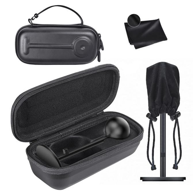 XYYORITRIX Carrying Case for Switch 2 CameraPortable Suitcase EVA Hard Protective Bag Surface PU Leather Waterproof and Dustproof Comes with dustproof privacy pouch and lens cleaning cloth