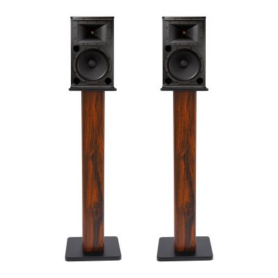 34in Speaker Stands, Pair of Universal Freestanding Home Bookshelf Speaker Stands Holder Floor Standing for Surround Sound Studio Monitors Column Pedestal Stand for Living Room, Study, Concert Hall