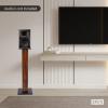 34in Speaker Stands, Pair of Universal Freestanding Home Bookshelf Speaker Stands Holder Floor Standing for Surround Sound Studio Monitors Column Pedestal Stand for Living Room, Study, Concert Hall view 3