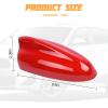 Zpana Car Shark Fin Antenna Cover, Vehicle Top Roof Aerial AM FM Signal Base with Adhesive Tape, Automotive Roof Mount Decorative Antenna Cap Replacement, Universal for Sedan Truck SUV (Red) view 2