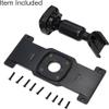1 Set Car Rear View Mirror Back Plate Panel Mirror for Dash Cam Mount Bracket Arm for Car for DVR for Instead of Strap ABS Accessories view 2