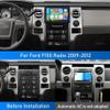 Surakey 2GB + 32G ROM Android 13 Car Radio for Ford F150 2009 2010 2011 2012 2013 2014, 9 inch IPS HD Touchscreen Stereo for CarPlay Wireless Android Auto Backup Camera WiFi GPS Bluetooth FM view 2