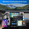 Surakey 2GB + 32G ROM Android 13 Car Radio for Ford F150 2009 2010 2011 2012 2013 2014, 9 inch IPS HD Touchscreen Stereo for CarPlay Wireless Android Auto Backup Camera WiFi GPS Bluetooth FM view 4