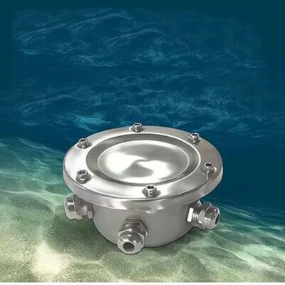 Underwater Waterproof Connection Box - IP68 Sealed 304 Stainless Steel Outdoor Light Junction Box, Swimming Pool Underwater Fountain Light Transition Head, for Underwater Lights, Fountain(1 in 2 Out)