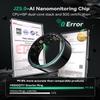 MSDQQTIY New Upgraded Smart RingJZ5.0 Chip & 0 Measurement Error IP68 Waterproof | Smart Ring Women (Black, 9#) view 2