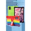 BMPNLSZ TPU Cover for Lenovo Tab K10 Gen2 + 3 HD Tempered Glass, Silicone Shell Bumper Protective Back Case - 9 Hardness Anti-Scratch Screen Protector (10,1") - Pueple view 3