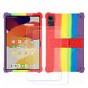 BMPNLSZ TPU Cover for Lenovo Tab K10 Gen2 + 2 HD Tempered Glass, Silicone Shell Bumper Protective Back Case - 9 Hardness Anti-Scratch Screen Protector (10,1") - CHColor view 1