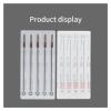 50pcs Stainless Steel Flat Tattoo Needles 5F 7F 9F 11F 13F 15F Disposable Tattoo Needle for Coil Tattoo Gun(1205F) view 4