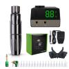 Professional Tattoo Pen Machine Mast Tour Set Tattoo Kit Rotary Pen Permanent Makeup Set LCD Power Supply view 1