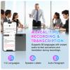 AHXJKA Note Al Voice Recorder - 98% AccurateTranscription in 112+ Languages with ChatGPT & Real-TimeTranslation APP Control Audio Recorder for Lectures, Meetings, Calls view 3