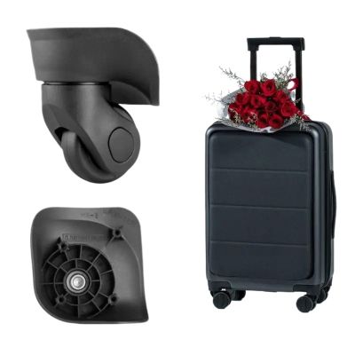 Luggage Replacement Wheels 4Pair Replacement Luggage Wheels Repair DIY Accessories for Travel Suitcases Universal Wear-Resistant Luggage Wheel for Most of Wheels Rolling Luggages(Grey A)