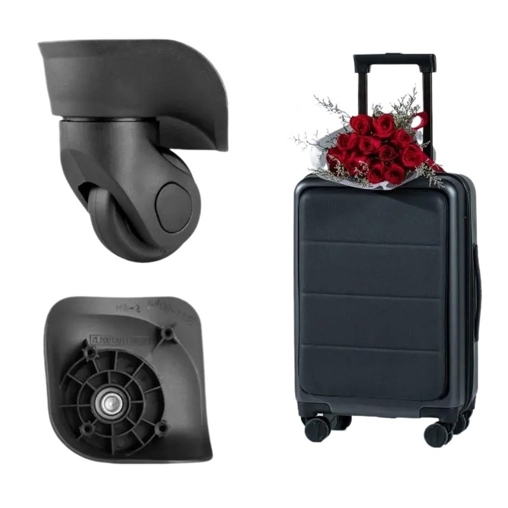 Luggage Replacement Wheels 4Pair Replacement Luggage Wheels Repair DIY Accessories for Travel Suitcases Universal Wear-Resistant Luggage Wheel for Most of Wheels Rolling Luggages(Grey A)