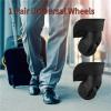Luggage Replacement Wheels 4Pair Replacement Luggage Wheels Repair DIY Accessories for Travel Suitcases Universal Wear-Resistant Luggage Wheel for Most of Wheels Rolling Luggages(Grey A) view 3