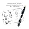 Tattoo Kit Permanent Makeup Eyebrow Lips Machine Tattoo Rotary Pen LCD Power Supply Needles Set For Tattoo Artist view 3