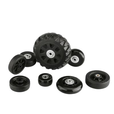 Luggage Replacement Wheels 4Pairs Universal Suitcase Wheel Trolley Travel Flexible Mute Luggage Suitcase Swivel Wheel Replacement Repair Accessory For Most Of Wheels Rolling Luggages(PU 50mm22mm)