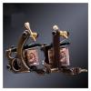 2 Pcs Handmade Whole Wire Cutting Copper Machine Tattoo Machine 10 Wraps Coil Tattoo Gun Liner And Shader(Shader and Liner) view 4