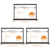 30" 40" 50" Indoor Outdoor Movie Screen, 2.2 Gain Fiberglass Projection Screen, Foldable Anti-Crease Portable Projector Movies Screens for Movies or Presentations - HD Premium 4:3 16:9(16:9,50") view 2