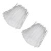 1000Pcs 3 X 100Mm/4Inch White Zip Ties 4 Inch Standard Standard Self - Locking Plastic Nylon Cable Tie Zip Ties White Nylon Tie Straps for Home Garden Office Travel and Workshop (2000) view 1