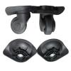 Luggage Replacement Wheels 4 Pairs DIY Suitcase Swivel Wheel Repair Accessories Portable Travel Luggage Replacement Parts for Most of Wheels Rolling Luggages(Large Black) view 1
