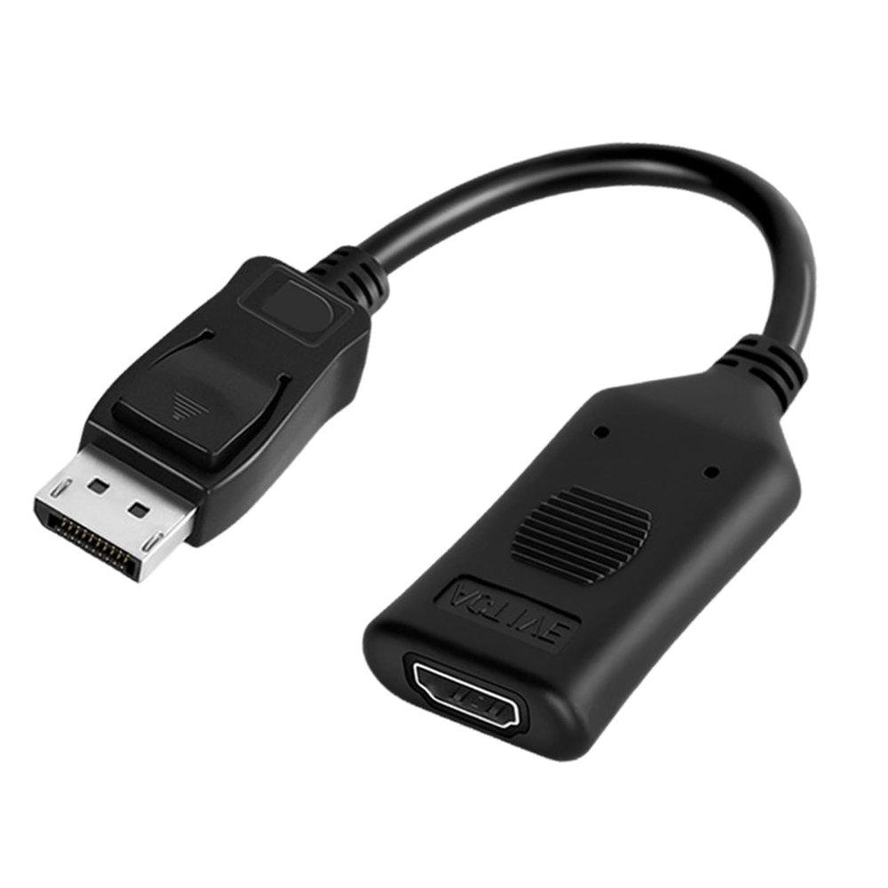 WEISUYUUS Active DisplayPort to HDTV Port 4K 60Hz Video Converter Cable Adapter Supports Multiple Monitor Setsup Plug and Play