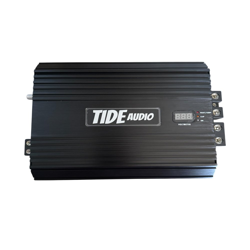 E5000 5000w rms Car Audio Amplifier, Class D, Full Range Crossover, Compact