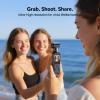 BOBLOV 5K Body Camera with Microphone, W5 Vlogging Camera, 5K/15FPS and 4K/60FPS with 270 Rotating Lens, External Mic Support, Clip/Strap Options, EIS Stabilization for Meeting, and Daily Use (128GB) view 3