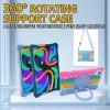360 Rotating Stand Tablet Case Suitable for Lenovo Xiaoxin Pad 2024 M11 11 inch TB-330FU TB-331FC Soft Silicone Shell(Purple,Tab M11 2024) view 2