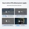 2.5inch USB3.0 Hard Drive Enclosure for 2.5inch Hard Disk Box Storage Case External Enclosure 5Gbps Data Transfer view 3